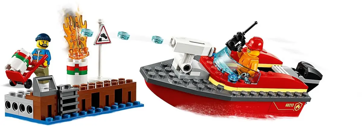 LEGO City 60213 Dock Side Fire set, image 3