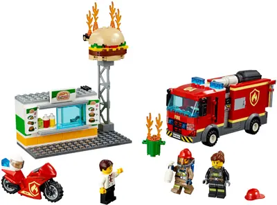 LEGO City 60214 Burger Bar Fire Rescue set