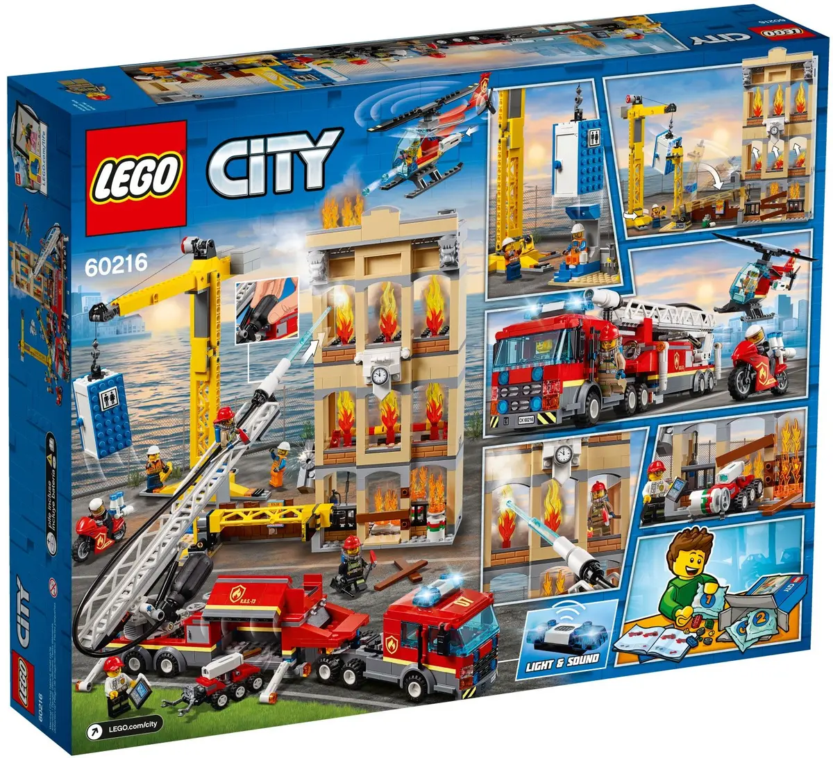 LEGO City 60216 Downtown Fire Brigade set, image 5