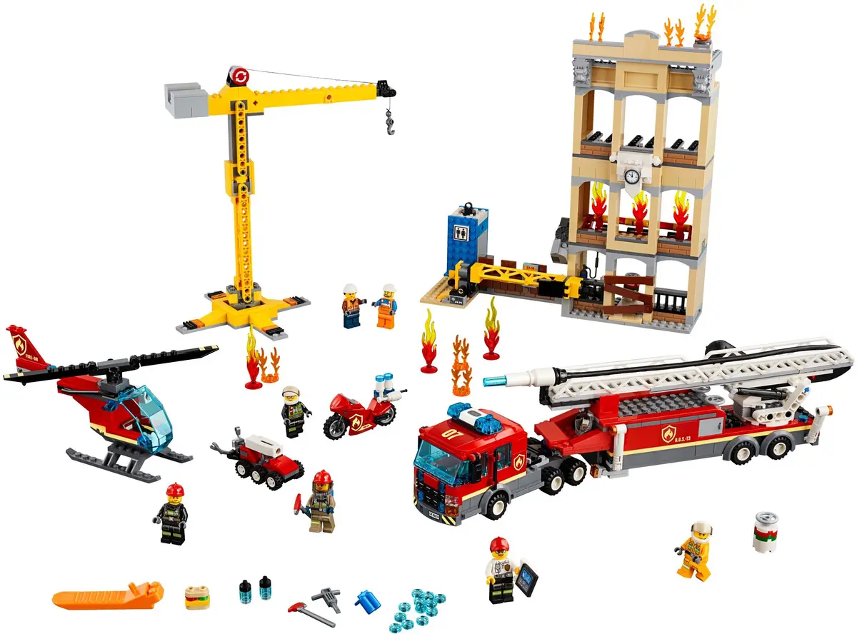 LEGO City 60216 Downtown Fire Brigade set