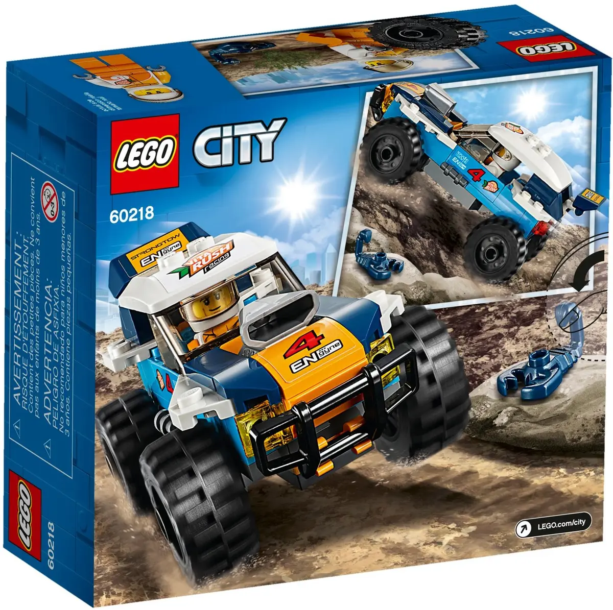 LEGO City 60218 Desert Rally Racer set, image 4