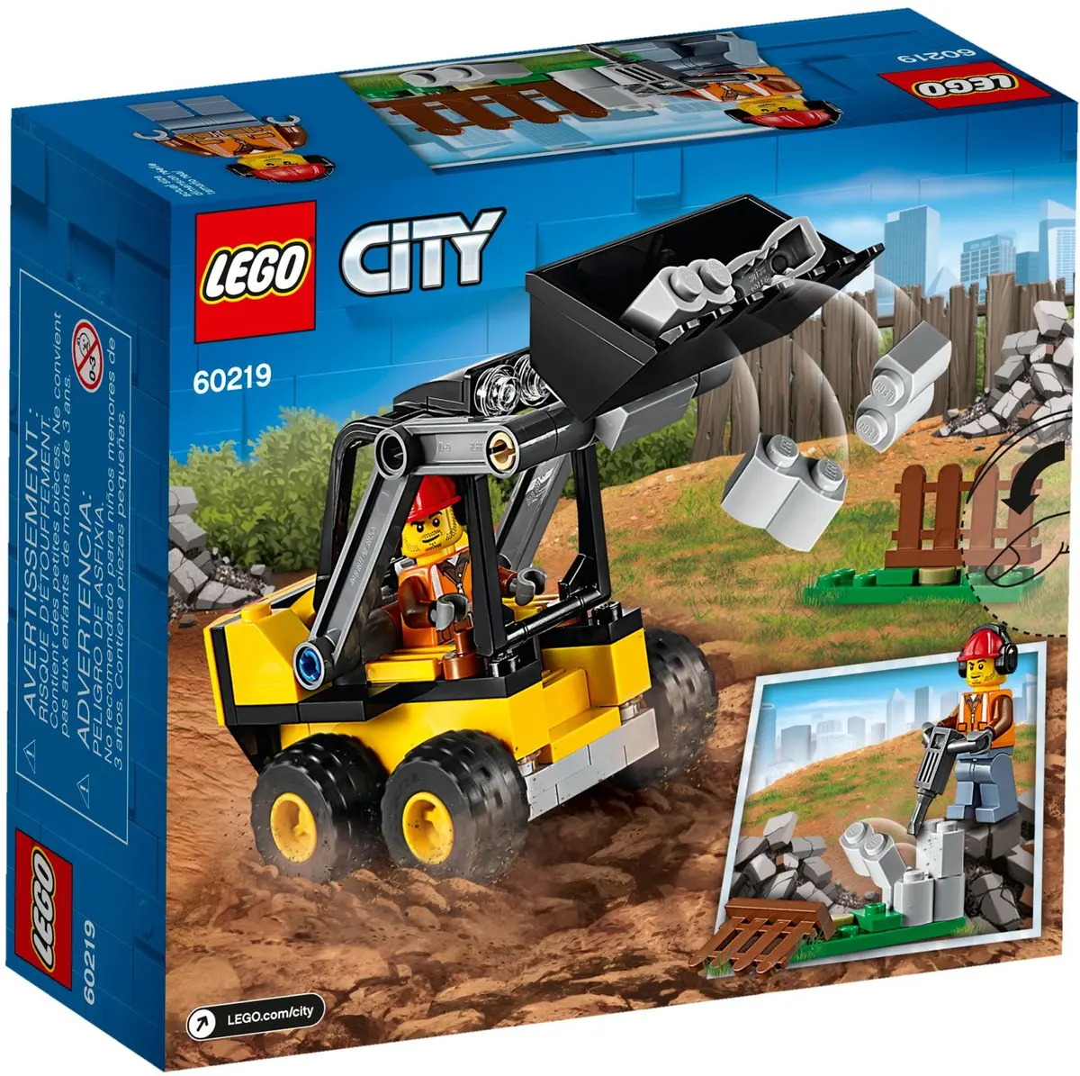 LEGO City 60219 Construction Loader set, image 6