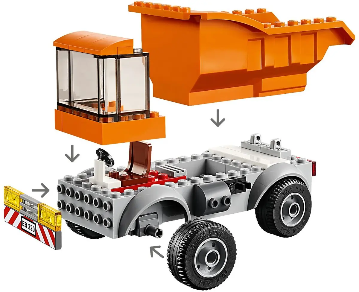 LEGO City 60220 Garbage Truck set, image 4