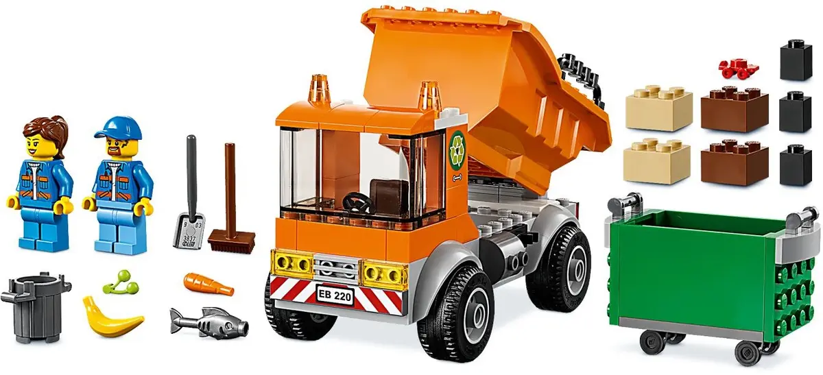 LEGO City 60220 Garbage Truck set, image 5