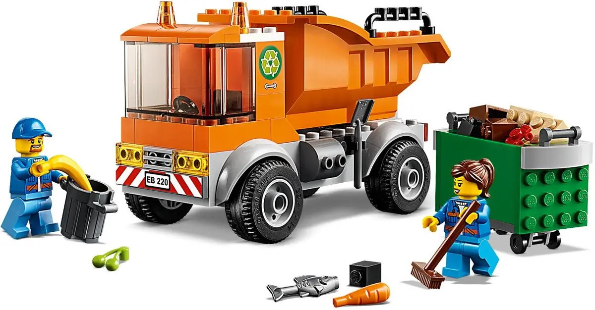 LEGO City 60220 Garbage Truck set, image 3
