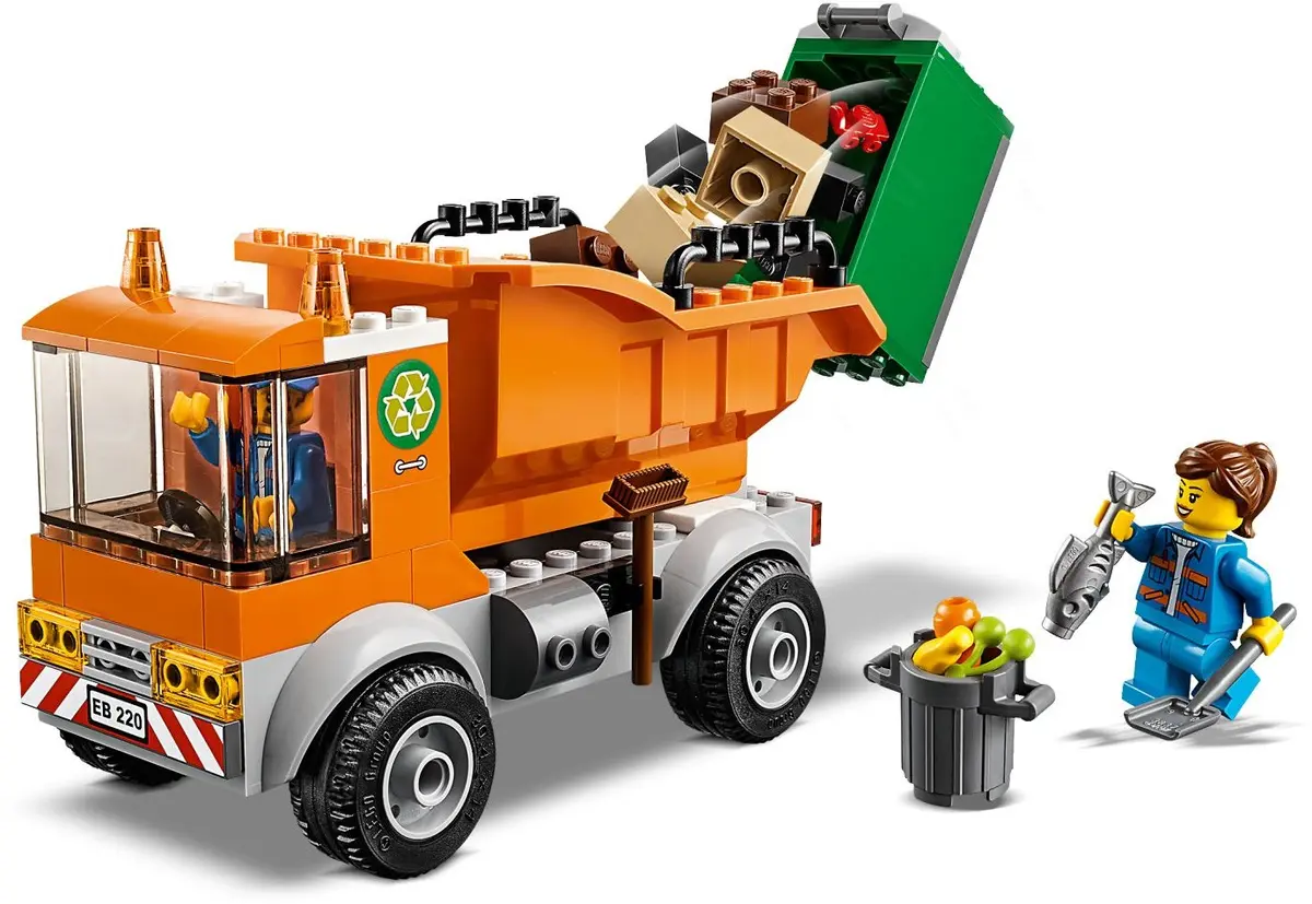LEGO City 60220 Garbage Truck set, image 6