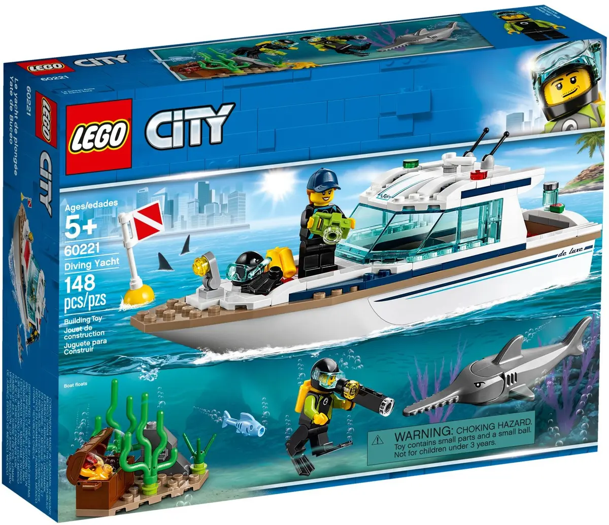LEGO City 60221 Diving Yacht set, image 2