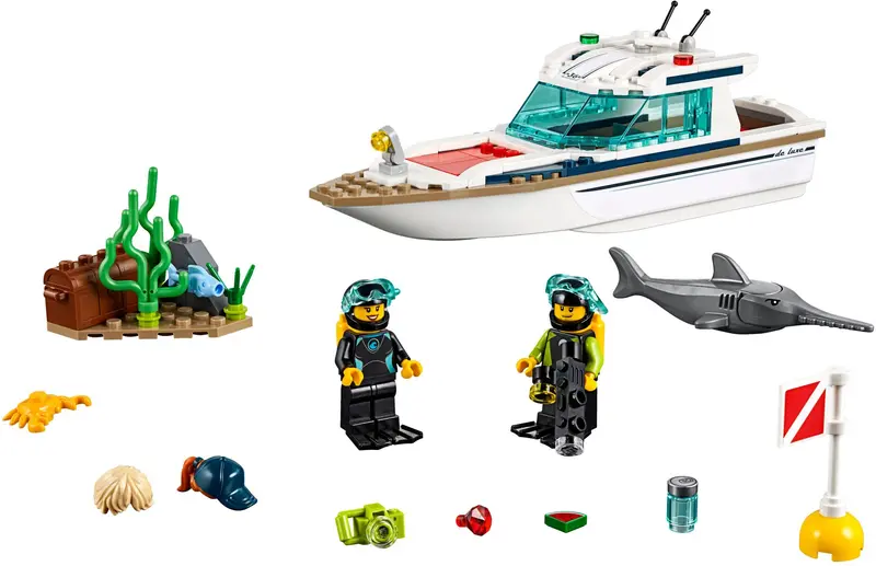 LEGO City 60221 Diving Yacht set