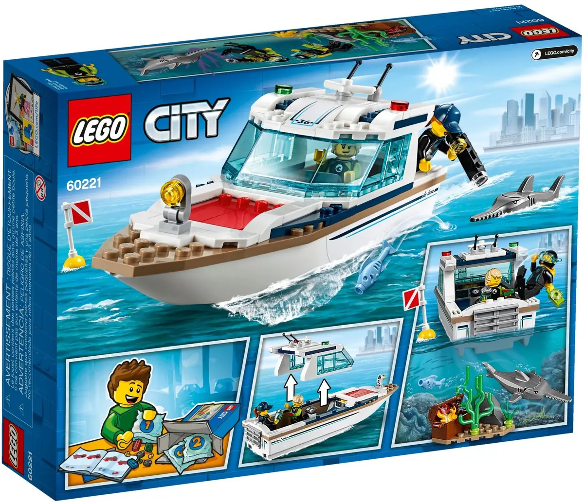 LEGO City 60221 Diving Yacht set, image 6