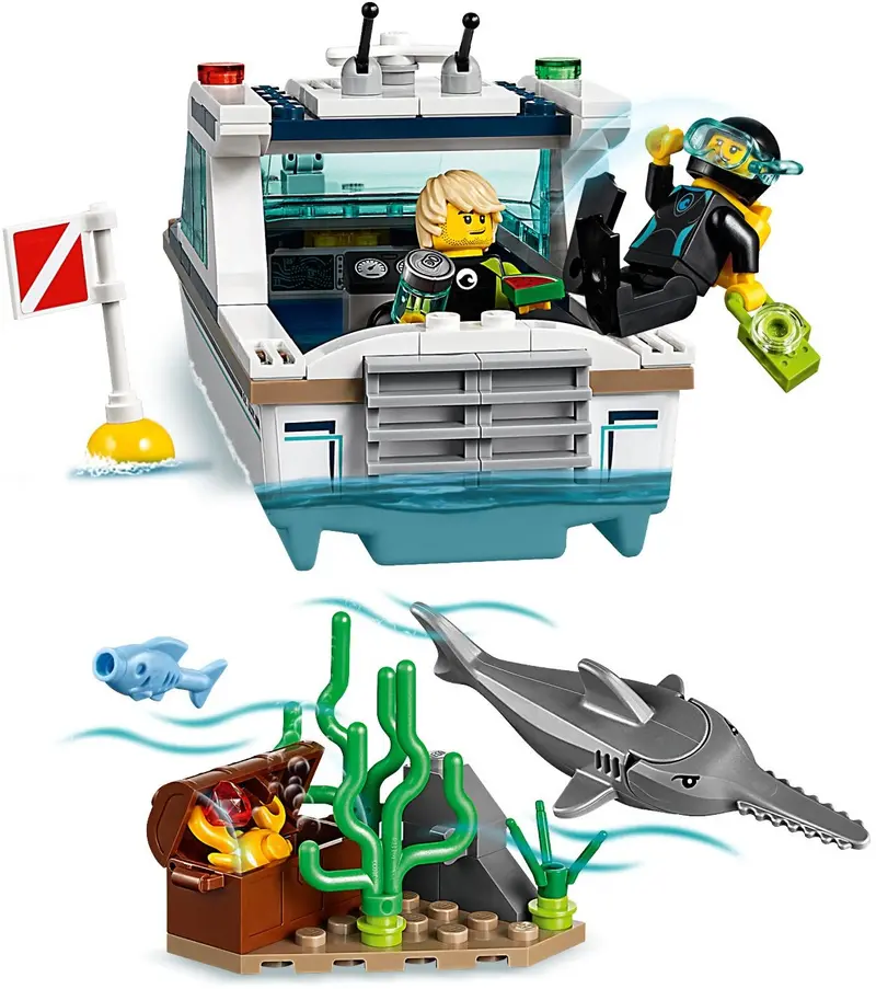 LEGO City 60221 Diving Yacht set, image 5