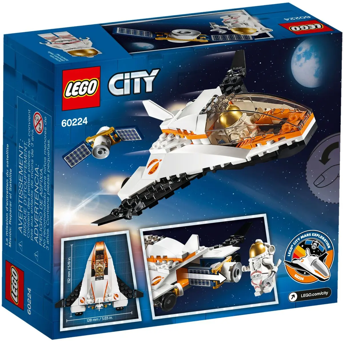 LEGO City 60224 Satellite Service Mission set, image 5