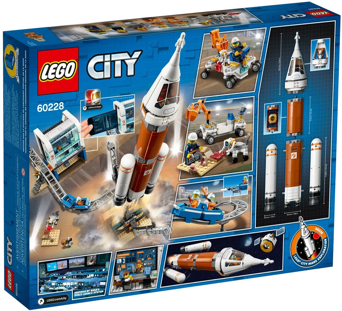LEGO City 60228 Deep Space Rocket and Launch Control set, image 5