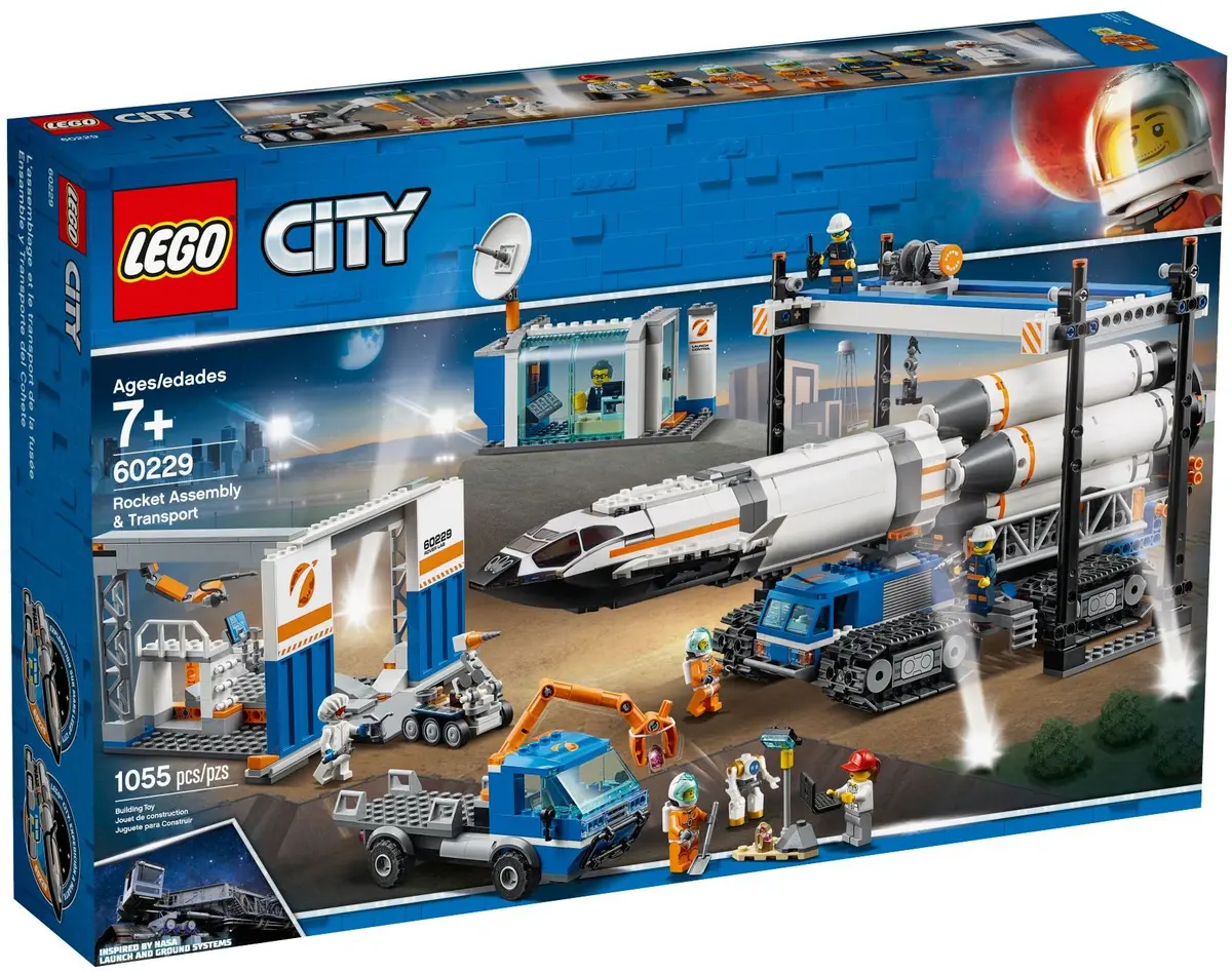 LEGO City 60229 Rocket Assembly & Transport set, image 2