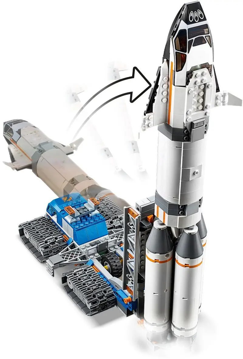 LEGO City 60229 Rocket Assembly & Transport set, image 4