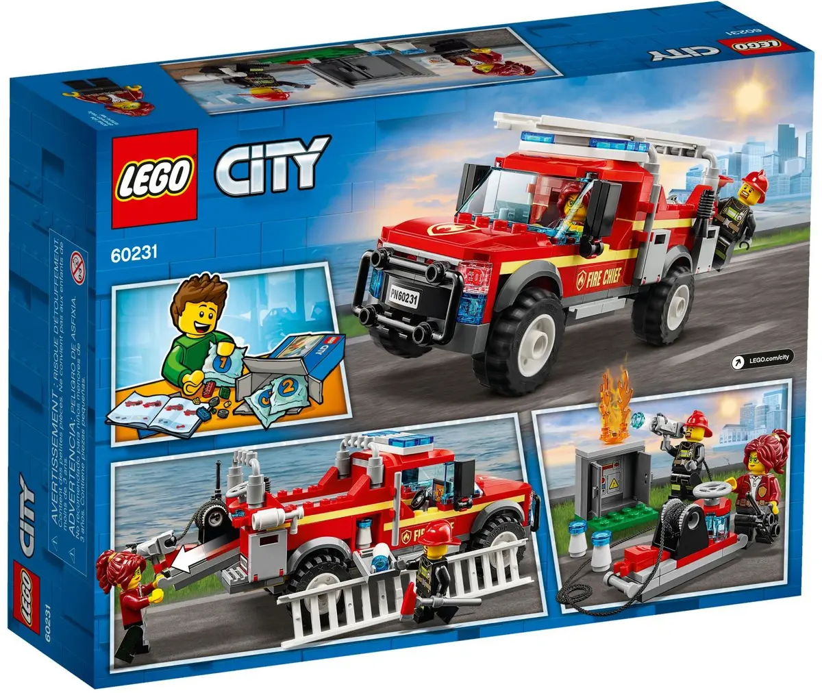 LEGO City 60231 Fire Chief Response Truck set, image 5