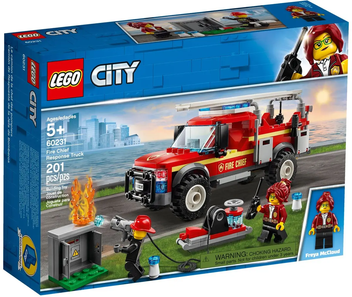 LEGO City 60231 Fire Chief Response Truck set, image 2