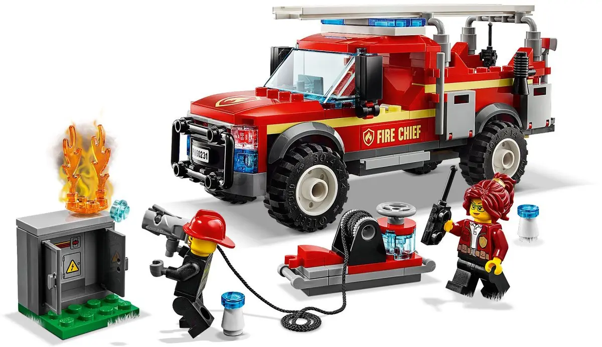 LEGO City 60231 Fire Chief Response Truck set, image 3