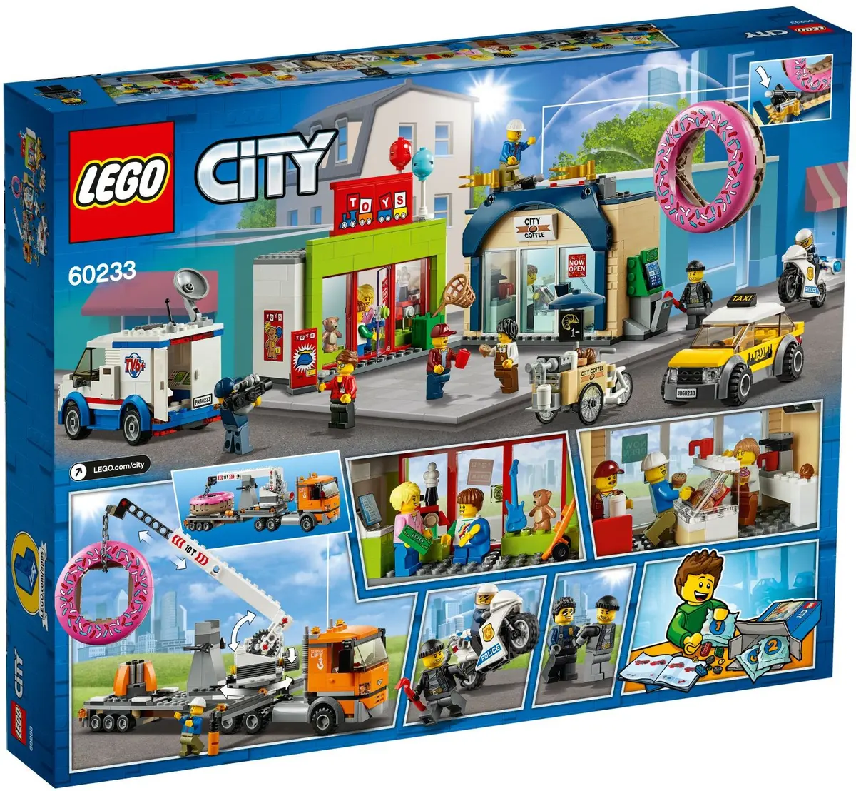 LEGO City 60233 Donut Shop Opening set, image 3