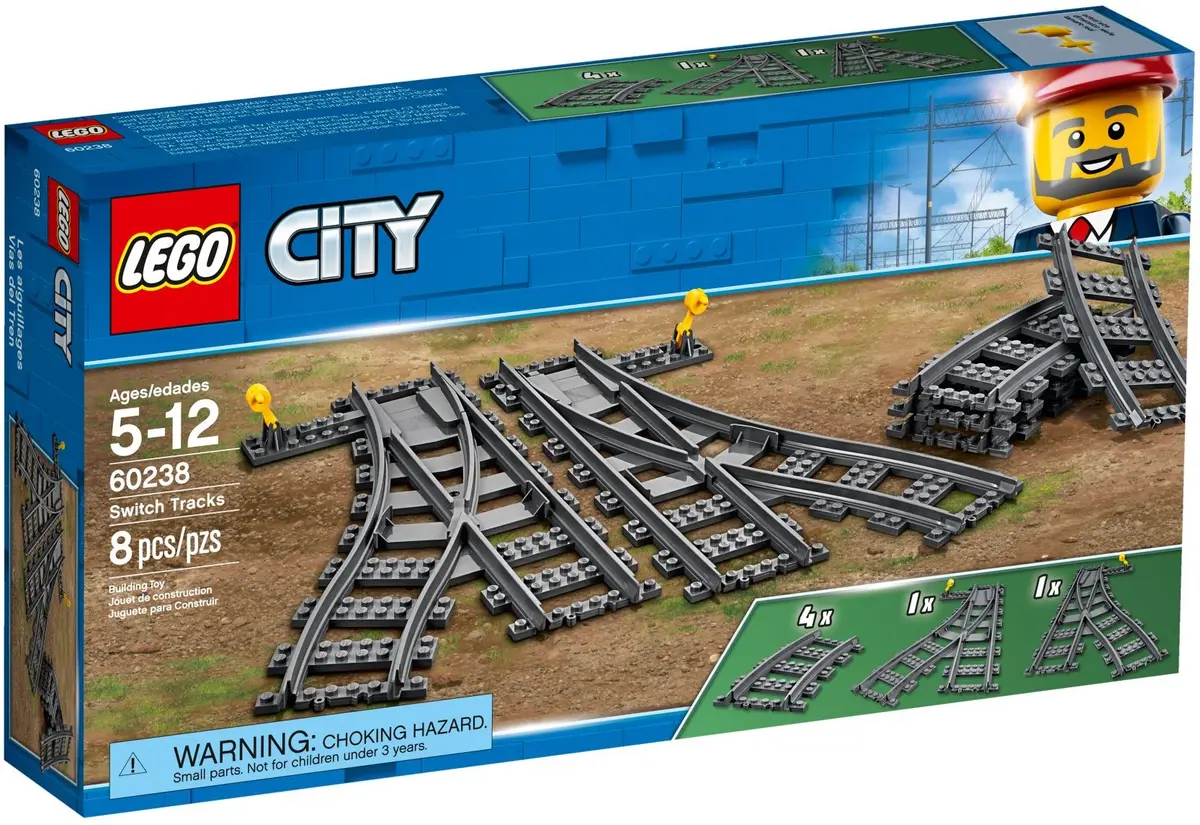 LEGO City 60238 Switch Tracks set, image 2