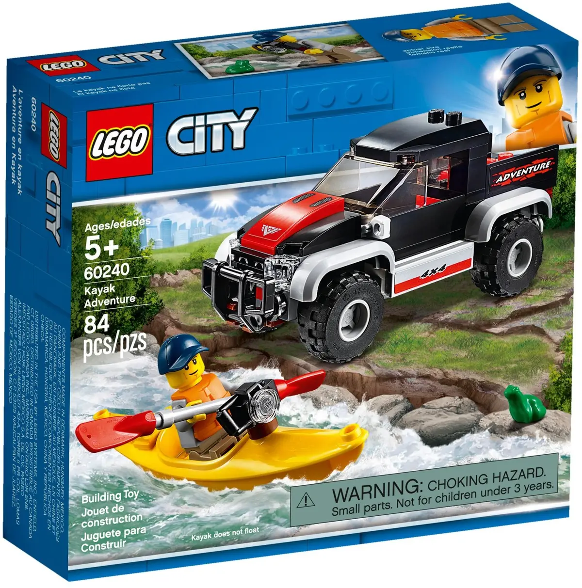 LEGO City 60240 Kayak Adventure set, image 2