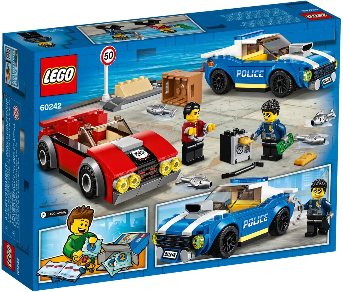 LEGO City 60242 Police Highway Arrest set, image 5