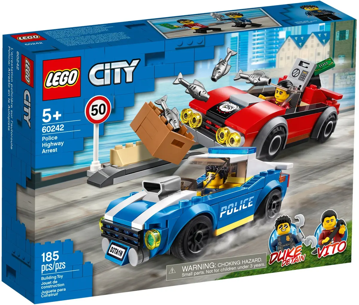 LEGO City 60242 Police Highway Arrest set, image 2