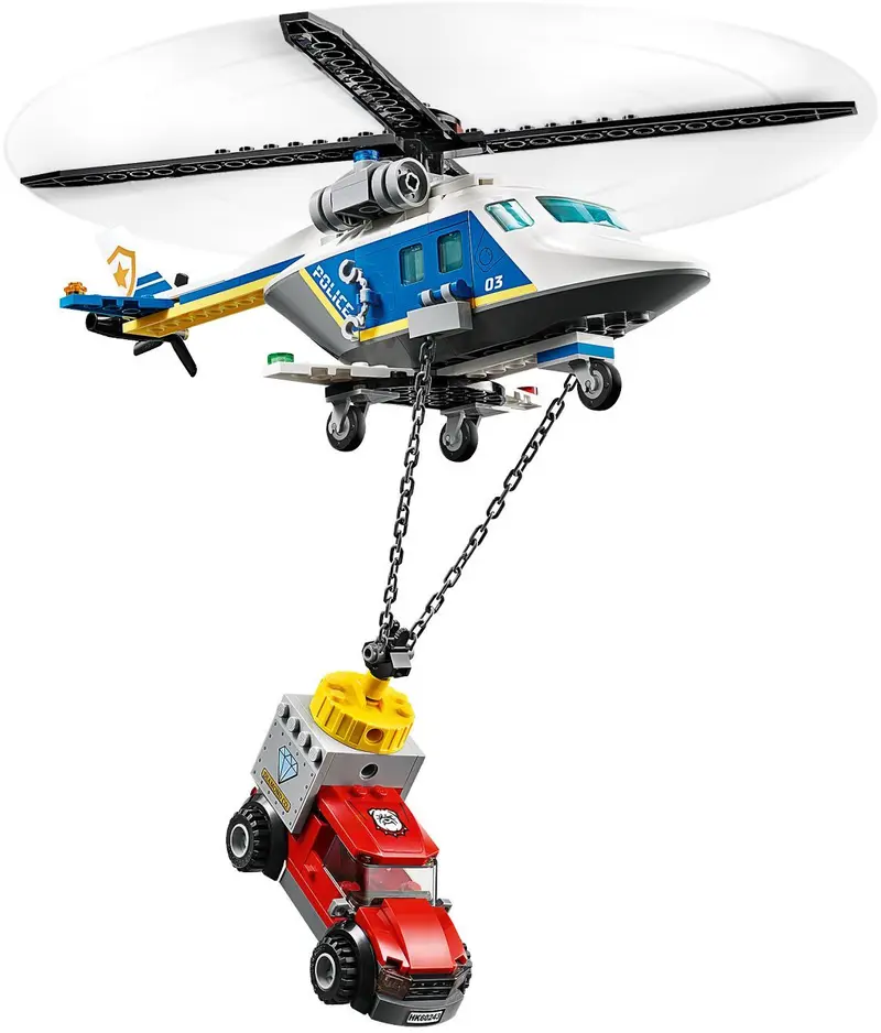 LEGO City 60243 Police Helicopter Chase set, image 4