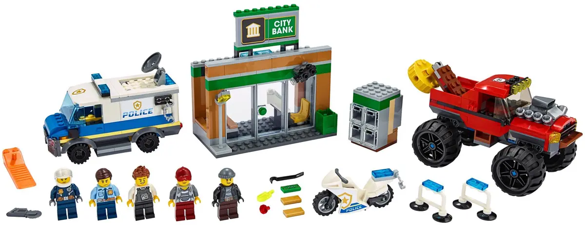 LEGO City 60245 Police Monster Truck Heist set