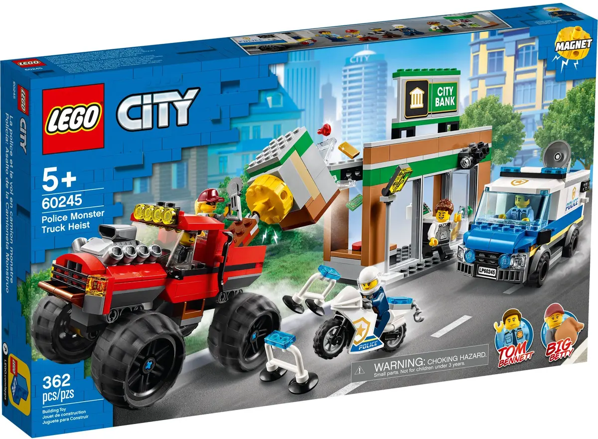 LEGO City 60245 Police Monster Truck Heist set, image 2