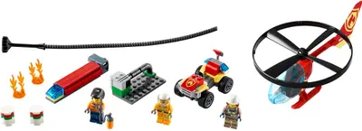 LEGO City 60248 Fire Helicopter Response set