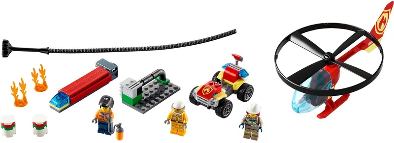 LEGO City 60248 Fire Helicopter Response set