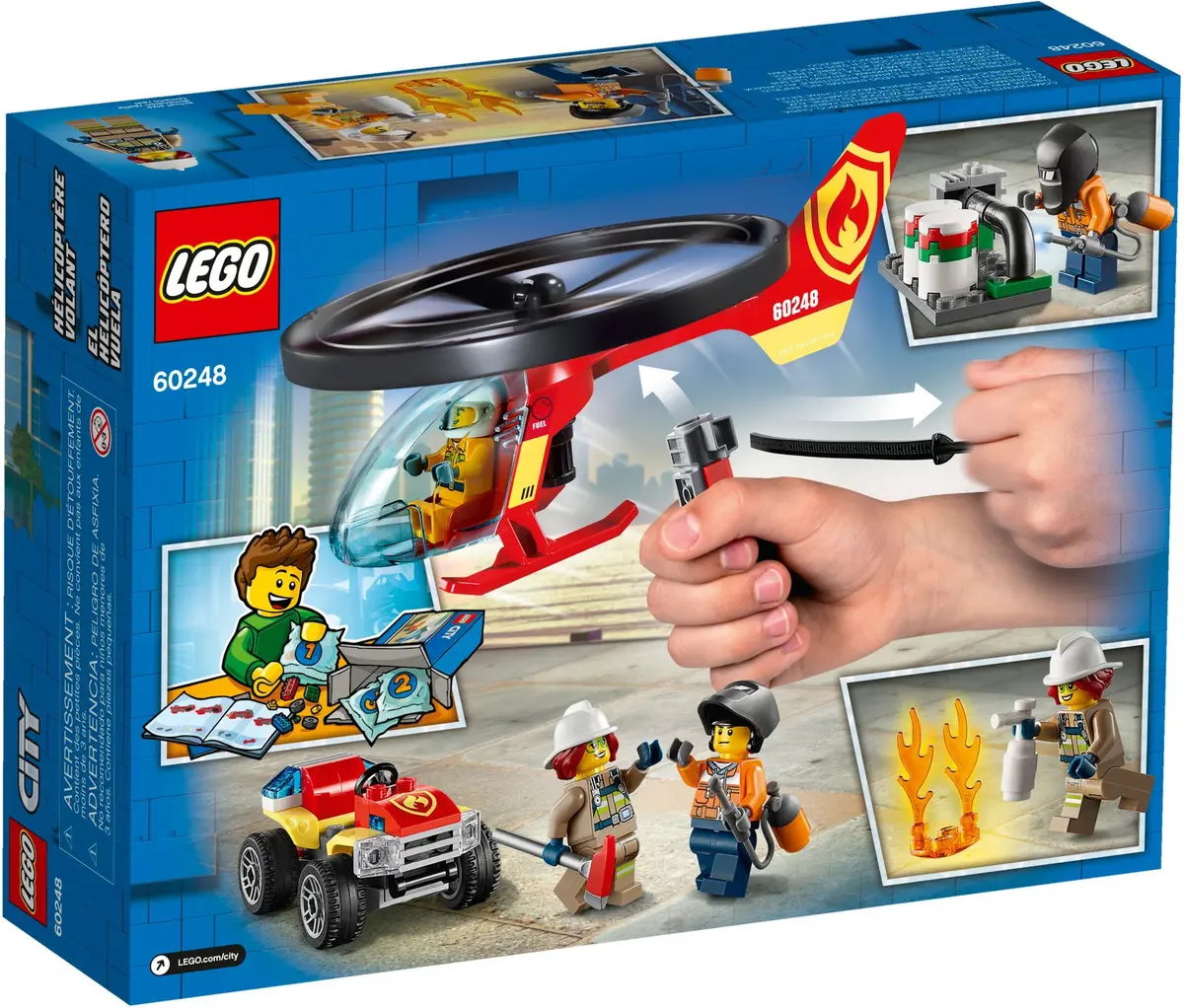 LEGO City 60248 Fire Helicopter Response set, image 4
