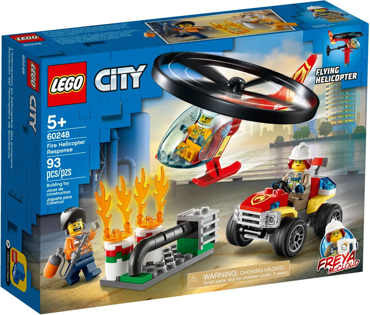 LEGO City 60248 Fire Helicopter Response set, image 2