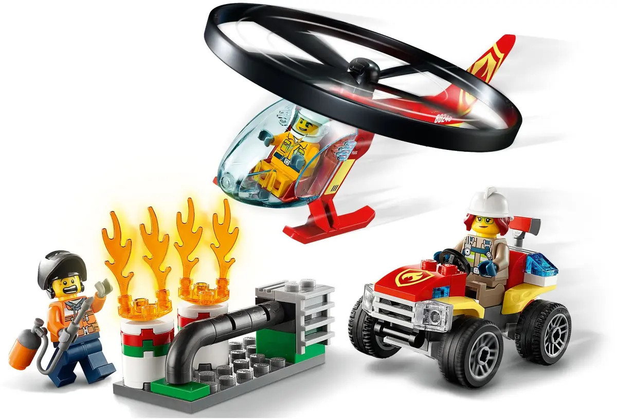 LEGO City 60248 Fire Helicopter Response set, image 3