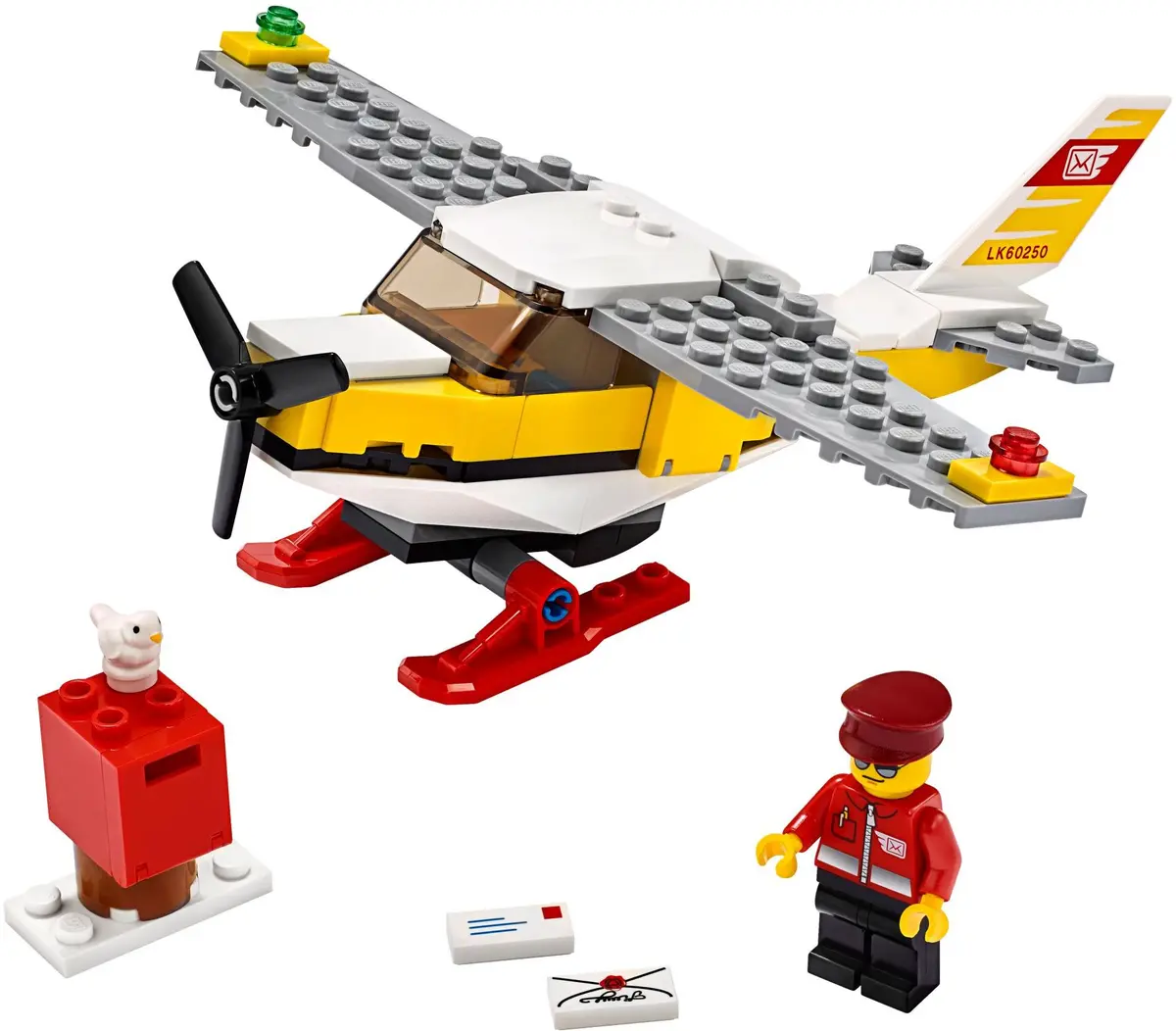 LEGO City 60250 Mail Plane set