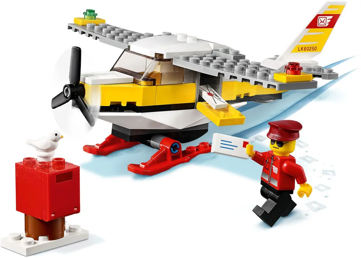 LEGO City 60250 Mail Plane set, image 3