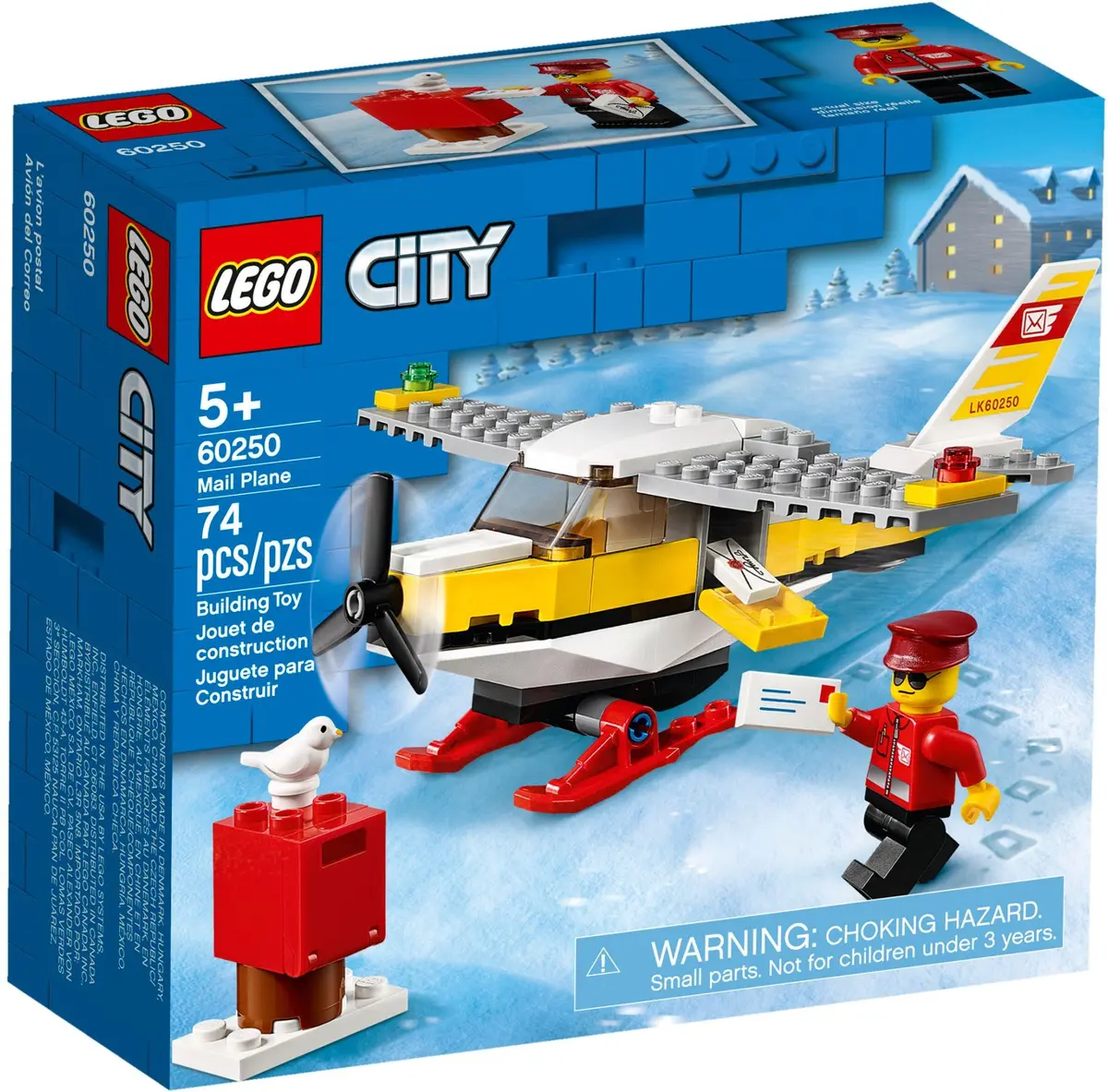 LEGO City 60250 Mail Plane set, image 2