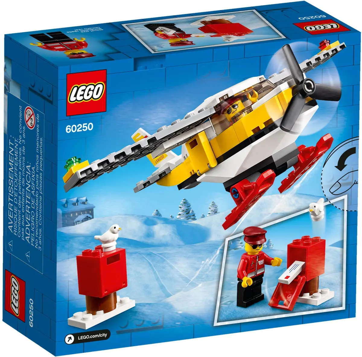 LEGO City 60250 Mail Plane set, image 5
