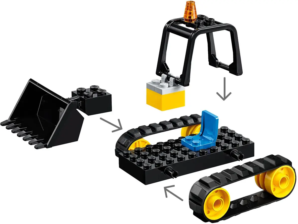 LEGO City 60252 Construction Bulldozer set, image 4