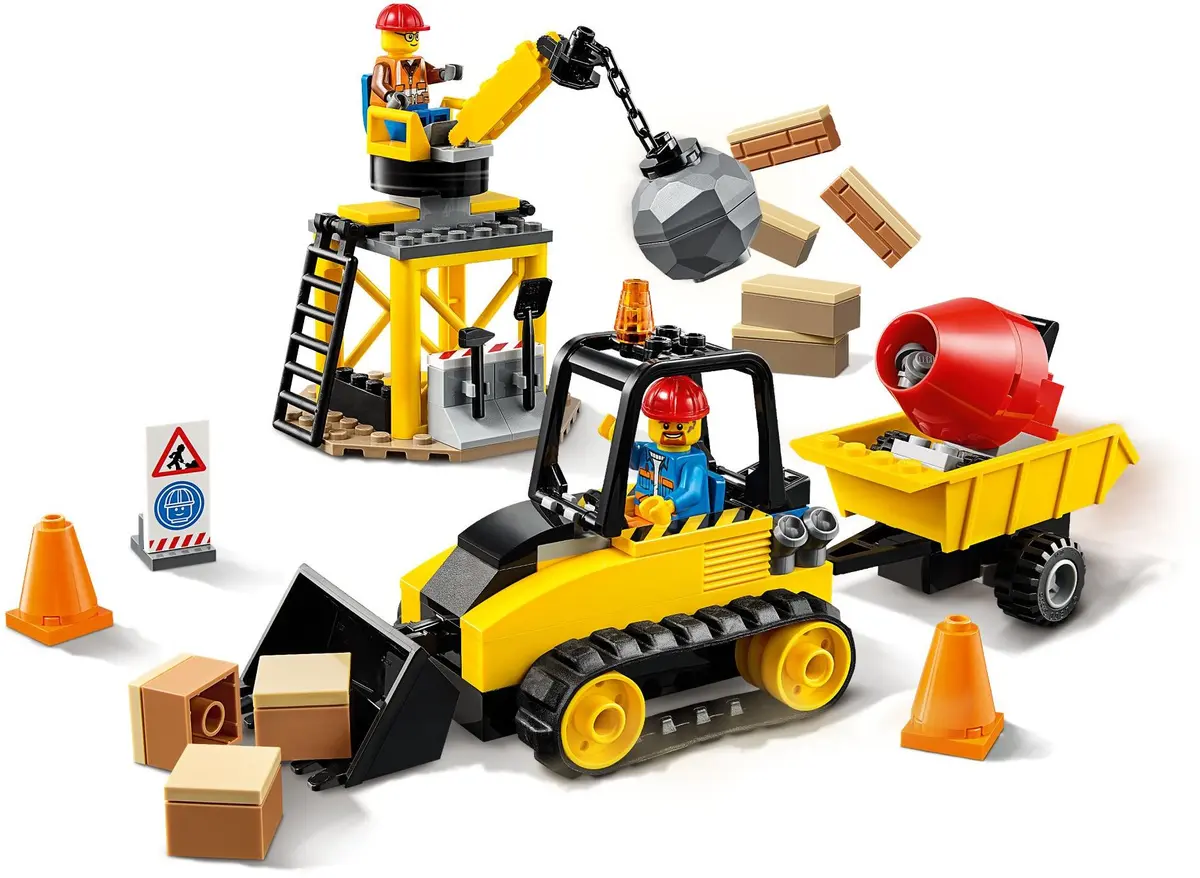 LEGO City 60252 Construction Bulldozer set, image 3