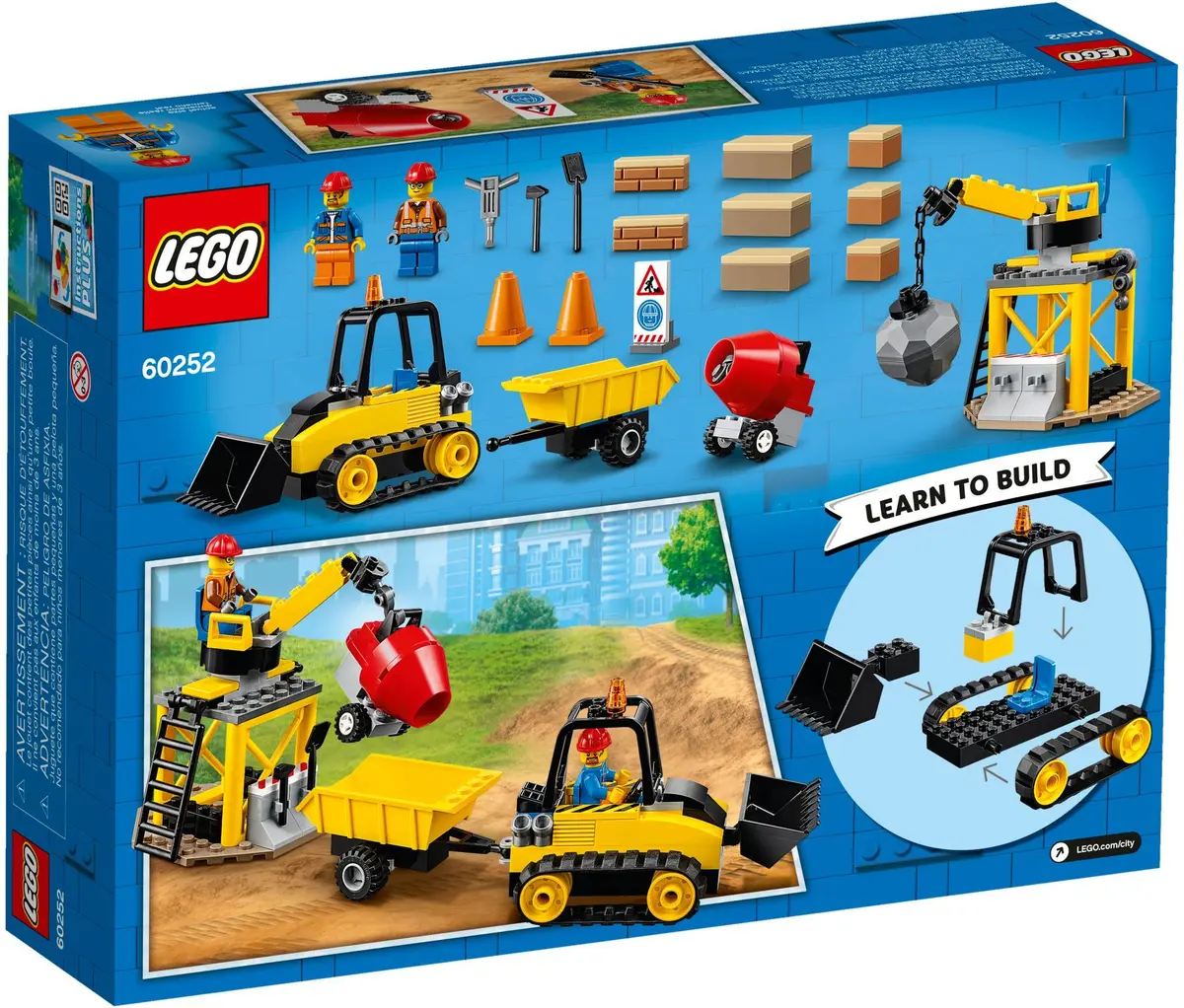 LEGO City 60252 Construction Bulldozer set, image 5