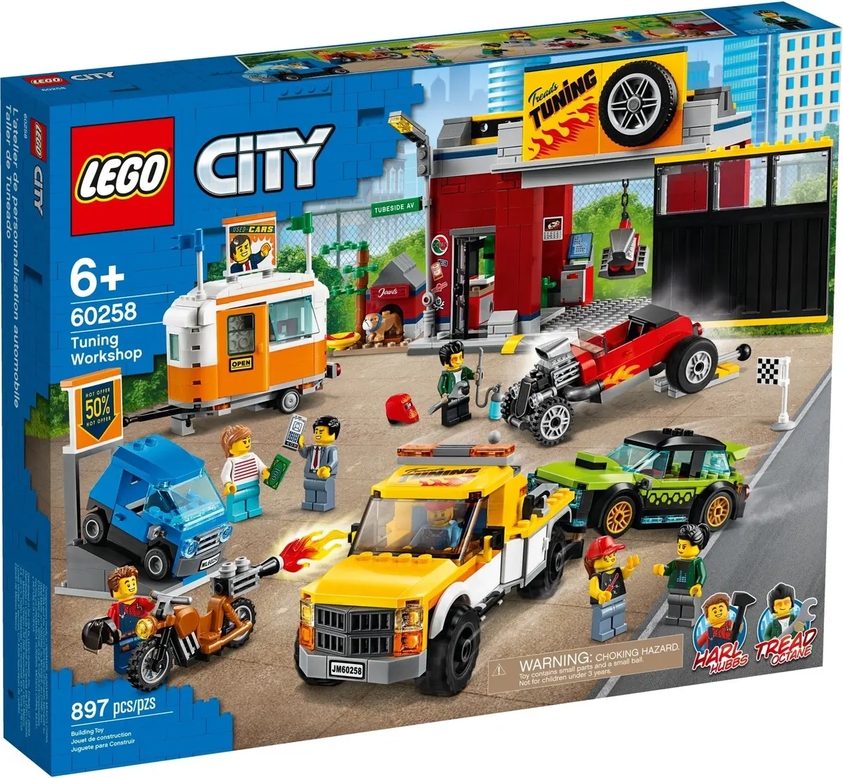 LEGO City 60258 Tuning Workshop set, image 2