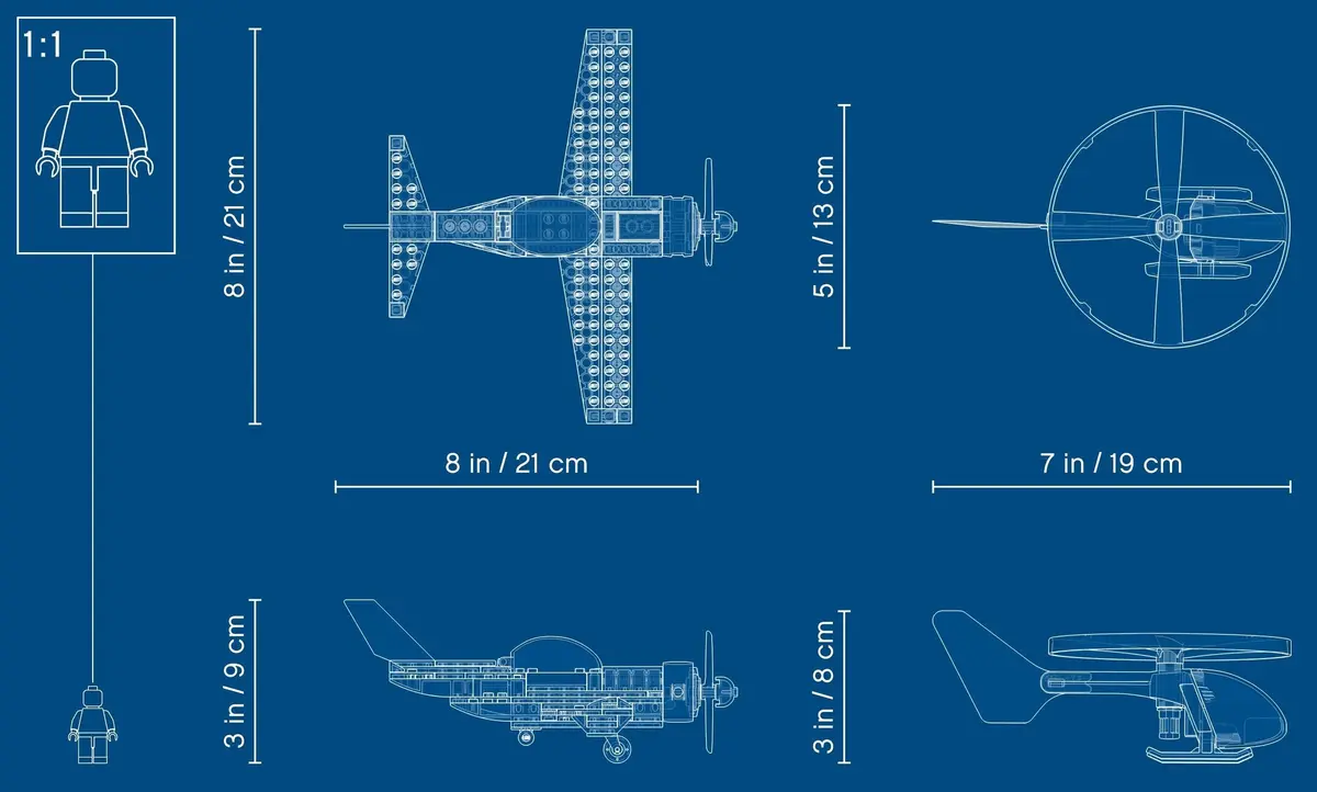 LEGO City 60260 Air Race set, image 3