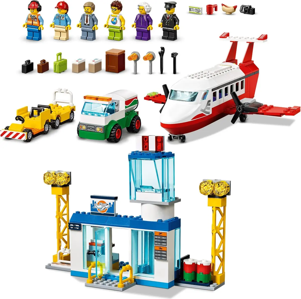 LEGO City 60261 Central Airport set, image 6