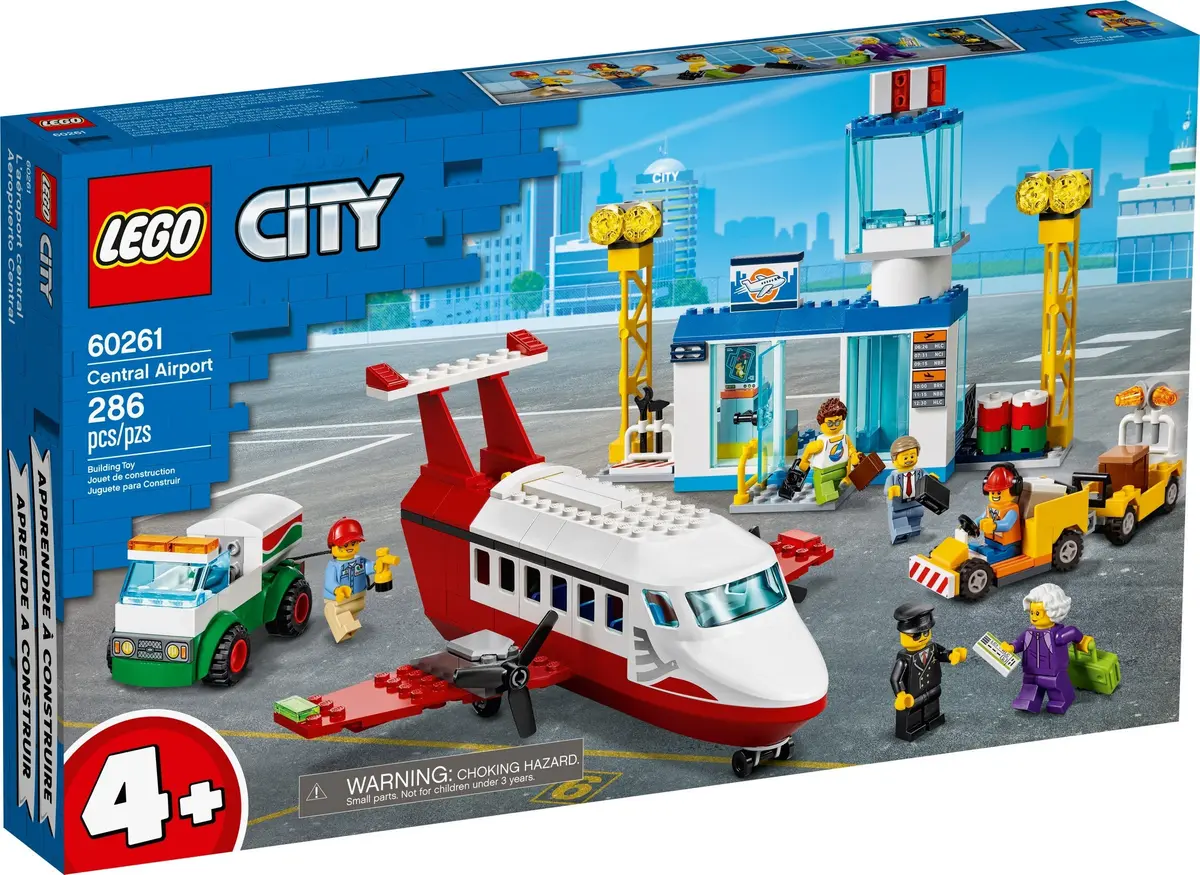 LEGO City 60261 Central Airport set, image 2