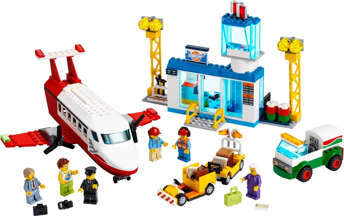 LEGO City 60261 Central Airport set