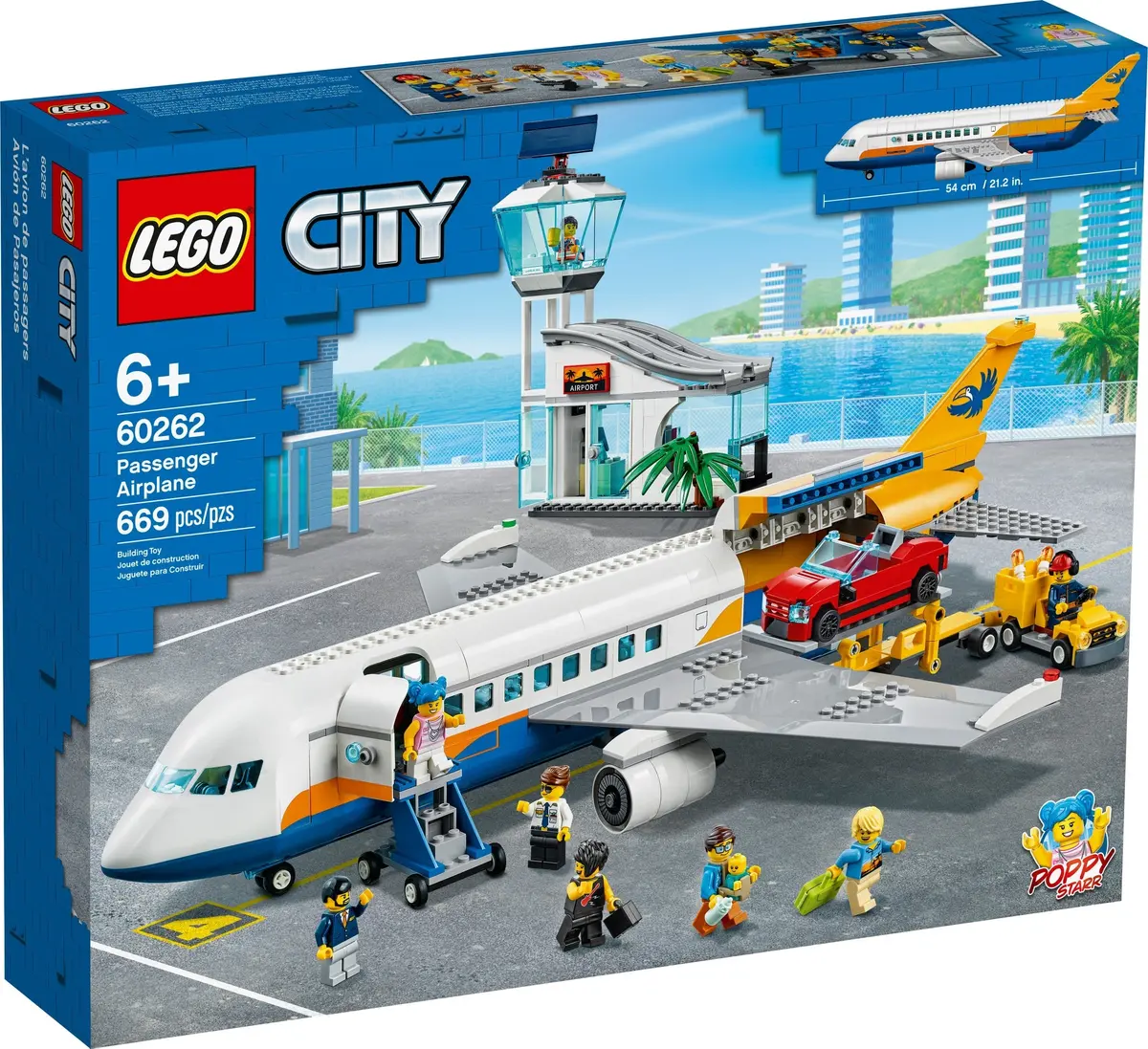 LEGO City 60262 Passenger Airplane set, image 2