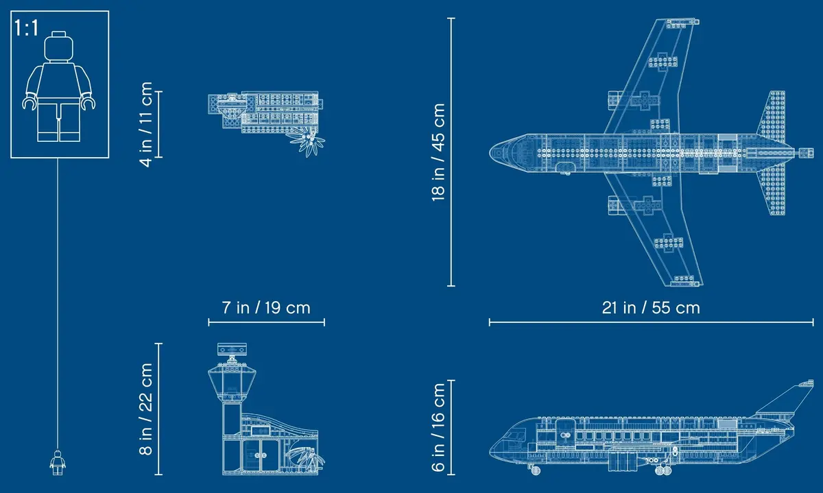 LEGO City 60262 Passenger Airplane set, image 7