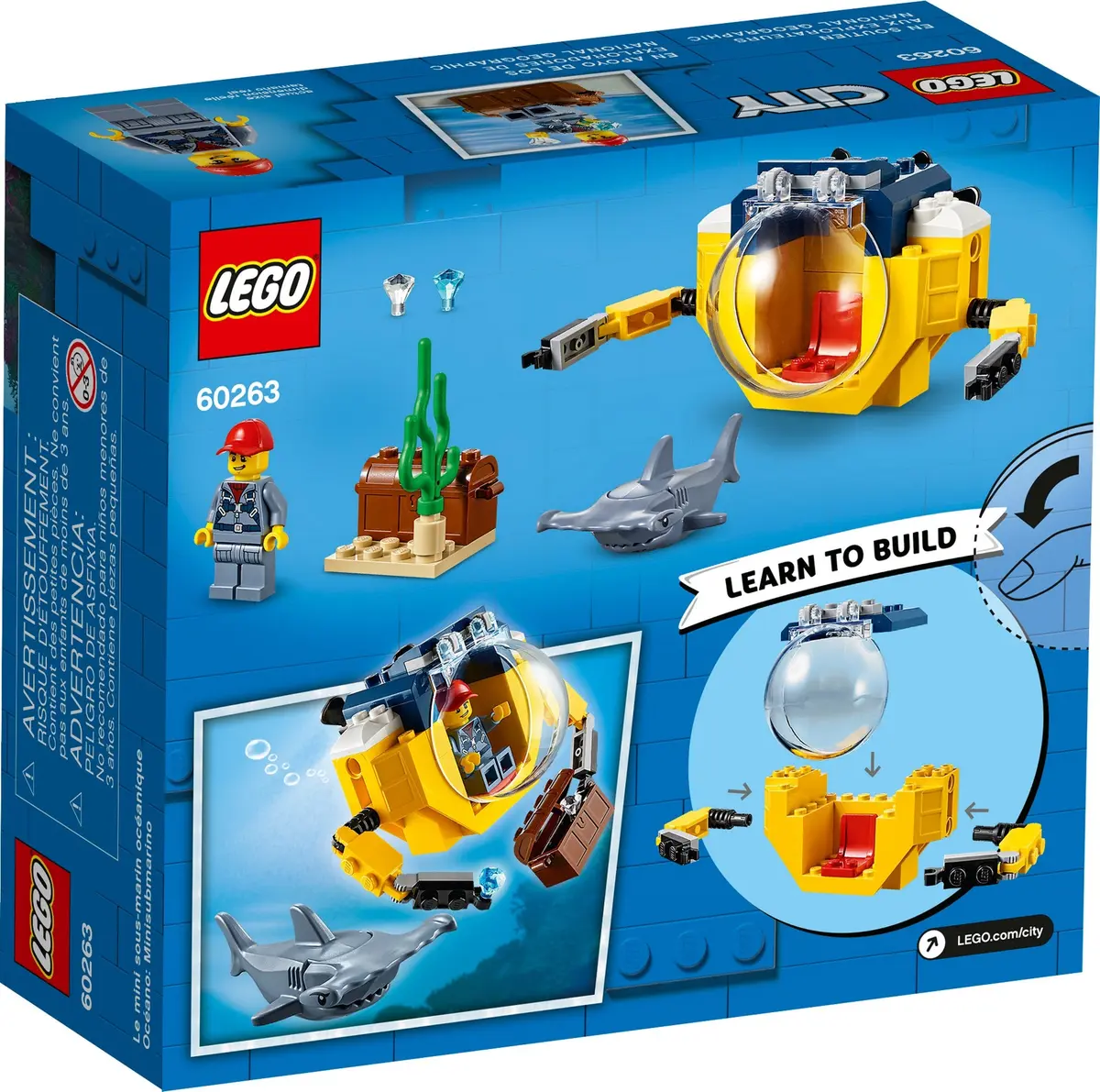 LEGO City 60263 Ocean Mini-Submarine set, image 8