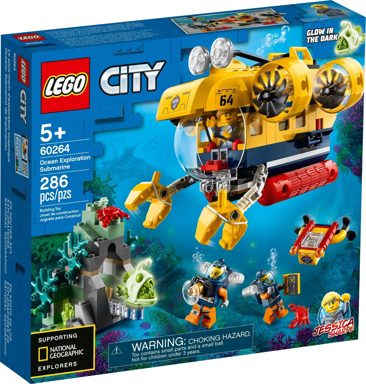 LEGO City 60264 Ocean Exploration Submarine set, image 2